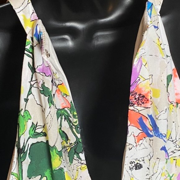 Express Neon Floral Sundress Large NEW - Picture 3 of 6